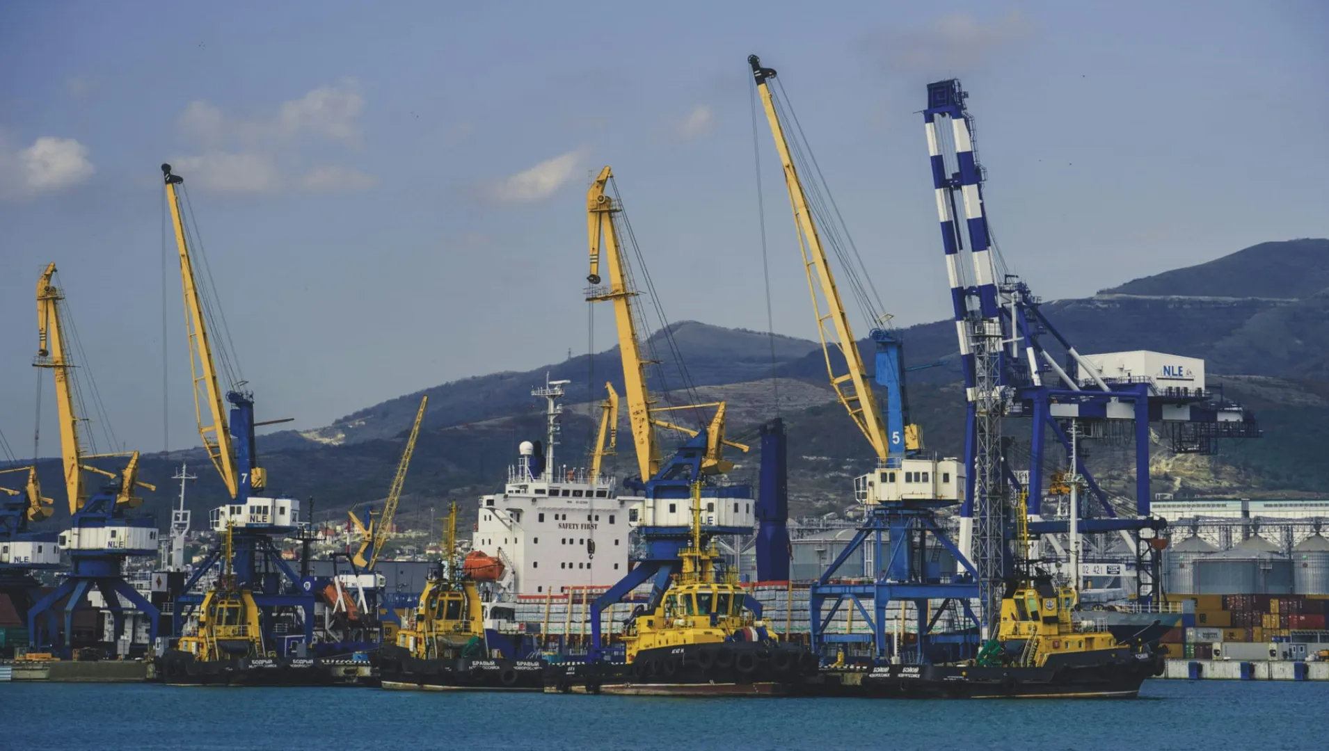 Bulk cargo transportation via Novorossiysk
